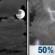 Friday Night: A 50 percent chance of showers and thunderstorms after 1am. Mostly cloudy, with a low around 55. South wind around 15 mph, with gusts as high as 25 mph. Friday Night: A 50 percent chance of showers and thunderstorms after 1am. Mostly cloudy, with a low around 55. South wind around 15 mph, with gusts as high as 25 mph.