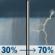 Wednesday: A chance of rain showers between 7am and 1pm, then showers and thunderstorms likely. Mostly cloudy. High near 93, with temperatures falling to around 91 in the afternoon. South southeast wind 15 to 20 mph, with gusts as high as 35 mph. Chance of precipitation is 70%. Wednesday: Showers And Thunderstorms Likely