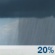 Monday: A 20 percent chance of showers. Mostly cloudy, with a high near 41. East northeast wind 5 to 10 mph. Monday: A 20 percent chance of showers. Mostly cloudy, with a high near 41. East northeast wind 5 to 10 mph.