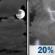 Monday Night: A 20 percent chance of showers and thunderstorms after 1am. Mostly cloudy, with a low around 55. South southeast wind 5 to 10 mph. Monday Night: A 20 percent chance of showers and thunderstorms after 1am. Mostly cloudy, with a low around 55. South southeast wind 5 to 10 mph.