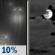Tonight: A slight chance of drizzle before 9pm.  Cloudy, then gradually becoming partly cloudy, with a low around 29. Wind chill values between 17 and 27. North northeast wind 10 to 15 mph increasing to 15 to 20 mph after midnight. Winds could gust as high as 30 mph. 