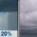 Friday: A slight chance of rain showers before 7am. Cloudy. High near 78, with temperatures falling to around 76 in the afternoon. East wind around 5 mph. Chance of precipitation is 20%. New rainfall amounts less than a tenth of an inch possible. Friday: Slight Chance Rain Showers then Cloudy