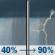 Friday: Showers and thunderstorms, mainly after noon. High near 78. South wind 15 to 20 mph, with gusts as high as 30 mph. Chance of precipitation is 90%. Friday: Showers and thunderstorms, mainly after noon. High near 78. South wind 15 to 20 mph, with gusts as high as 30 mph. Chance of precipitation is 90%.