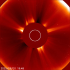 Latest LASCO C2 image of the Sun