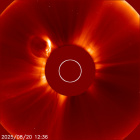 Latest LASCO C2 image of the Sun