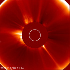Latest LASCO C2 image of the Sun