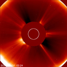 Latest LASCO C2 image of the Sun