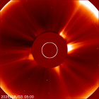 Latest LASCO C2 image of the Sun