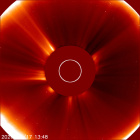 Latest LASCO C2 image of the Sun