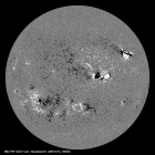 Latest SDO/HMI Magnetogram image of the Sun