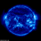 Click for time-lapse image of the sun
