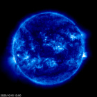 Click for time-lapse image of the sun