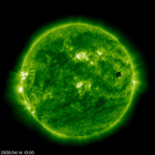 Click for time-lapse image of the sun