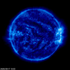Click for time-lapse image of the sun